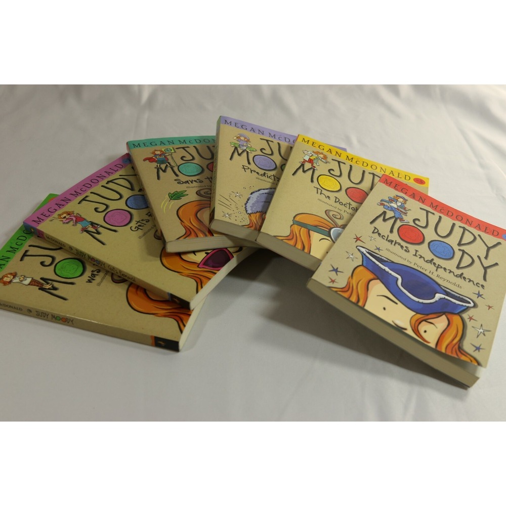 Judy Moody Books 1-6 Set Megan McDonald Peter H Reynolds Paperback Childrens Lot - Picture 4 of 4